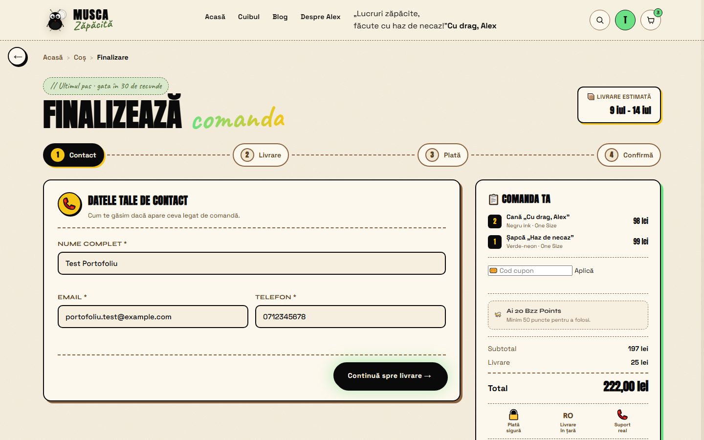 Musca Zăpăcită — brand de streetwear cu magazin online complet
