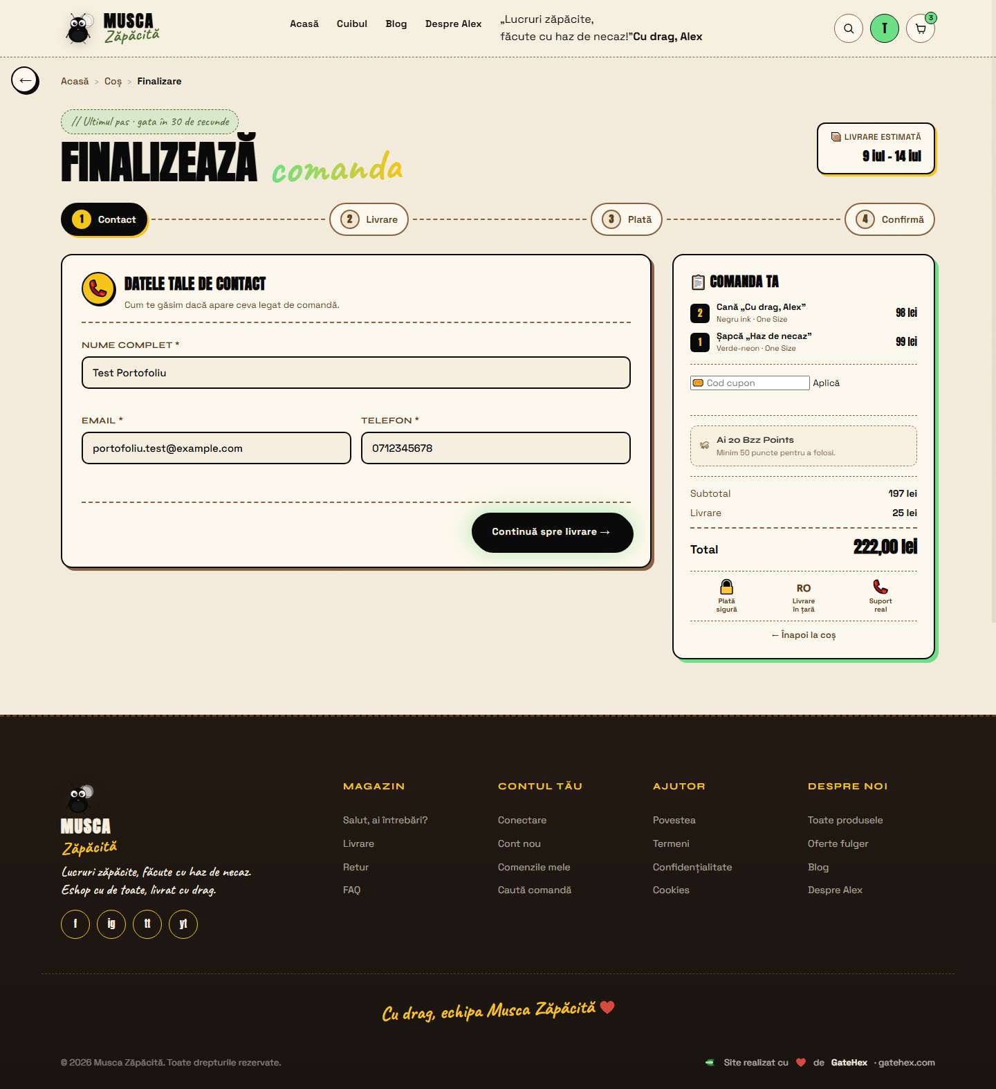 Musca Zăpăcită — brand de streetwear cu magazin online complet