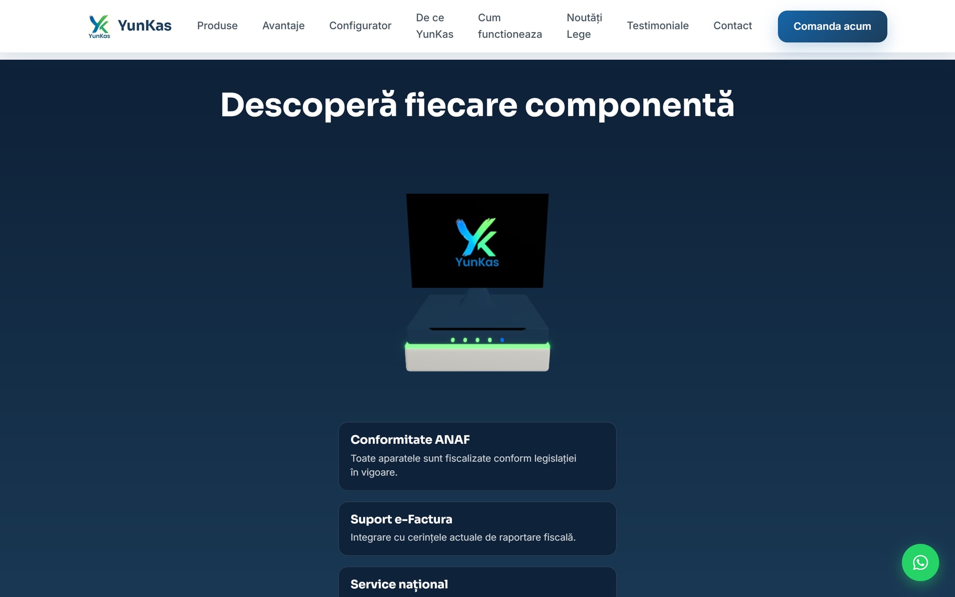 YunKas — case de marcat fiscale, prezentare & configurator 3D