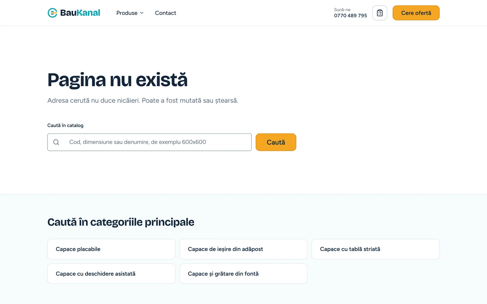 BauKanal – catalog B2B și cereri de ofertă