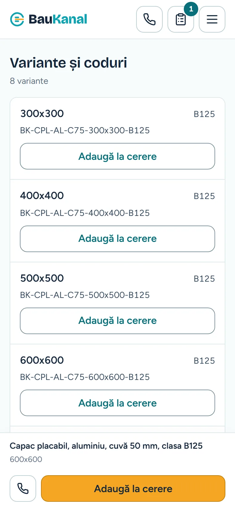 BauKanal – catalog B2B și cereri de ofertă