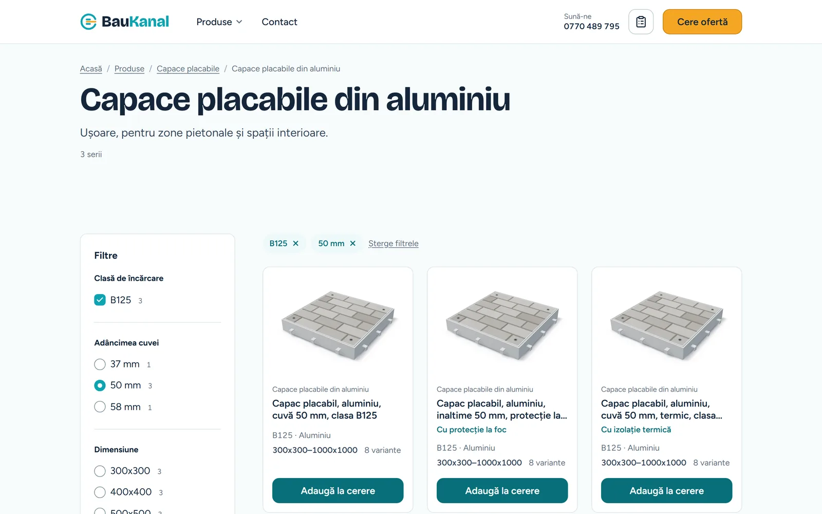 BauKanal – catalog B2B și cereri de ofertă