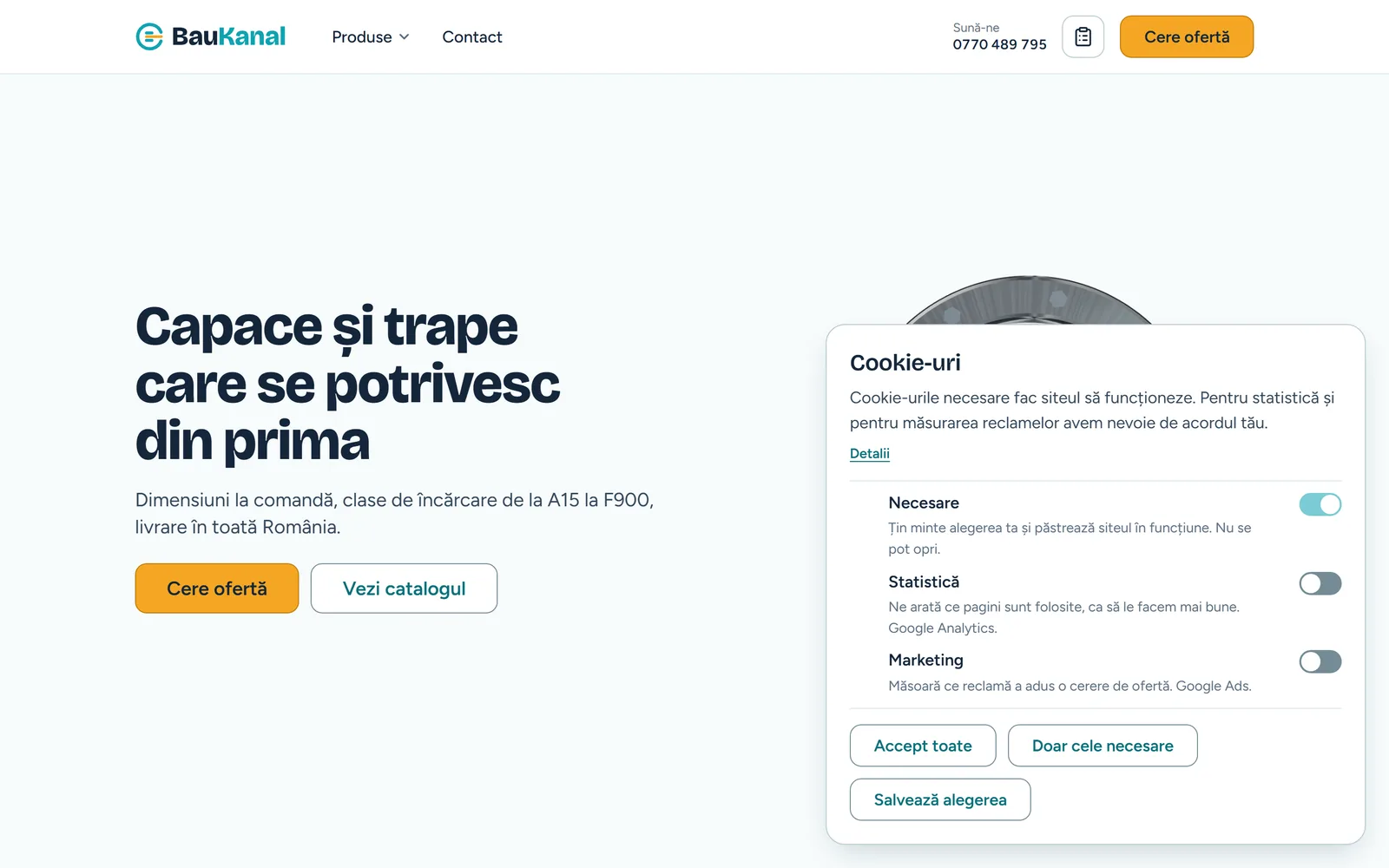 BauKanal – catalog B2B și cereri de ofertă