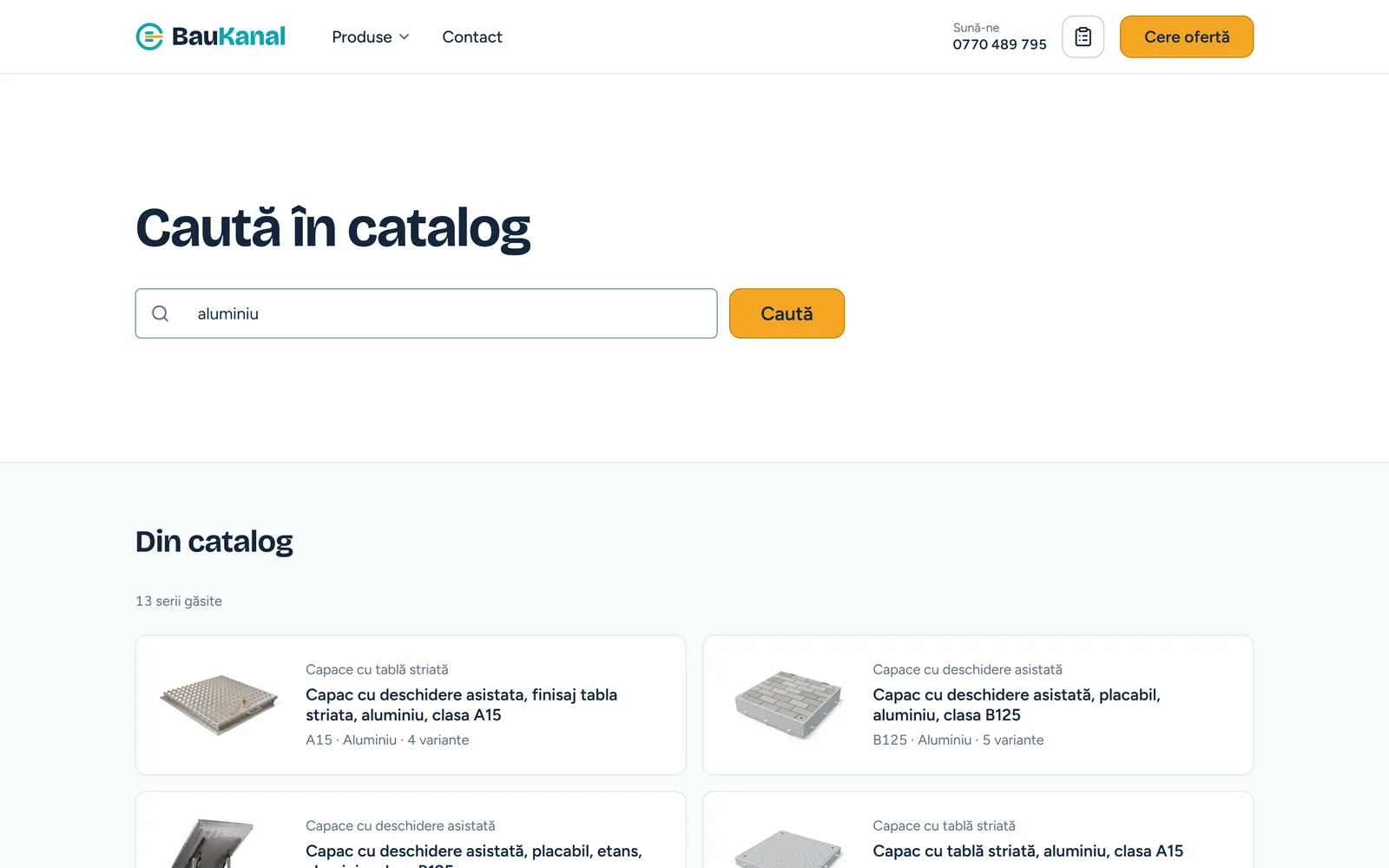 BauKanal – catalog B2B și cereri de ofertă
