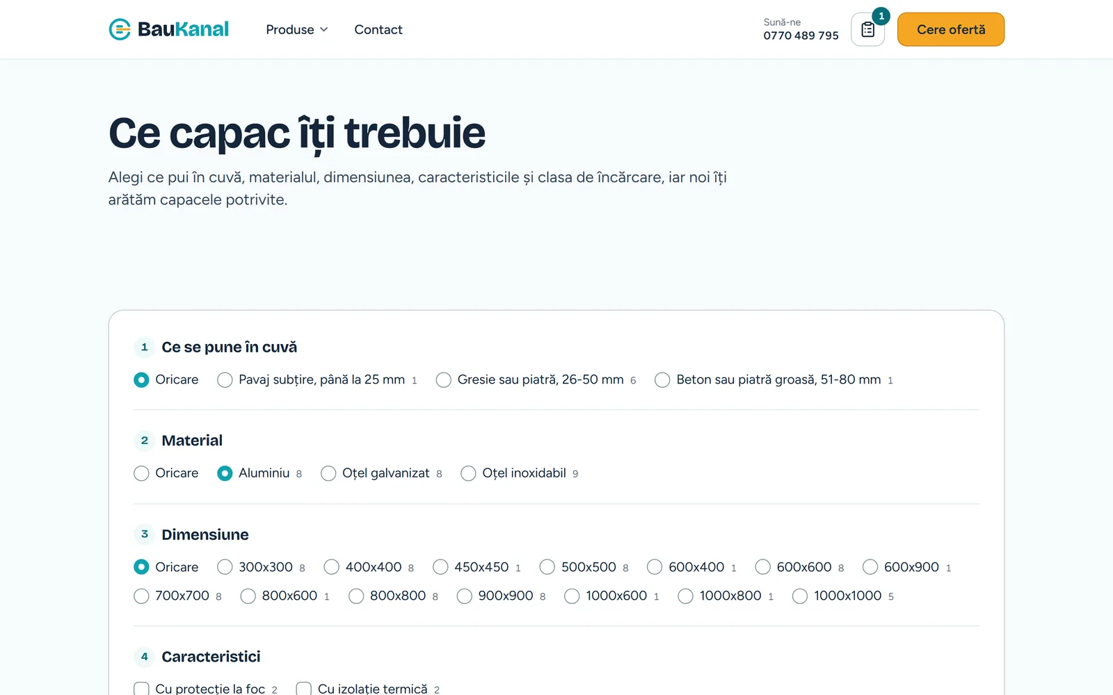 BauKanal – catalog B2B și cereri de ofertă
