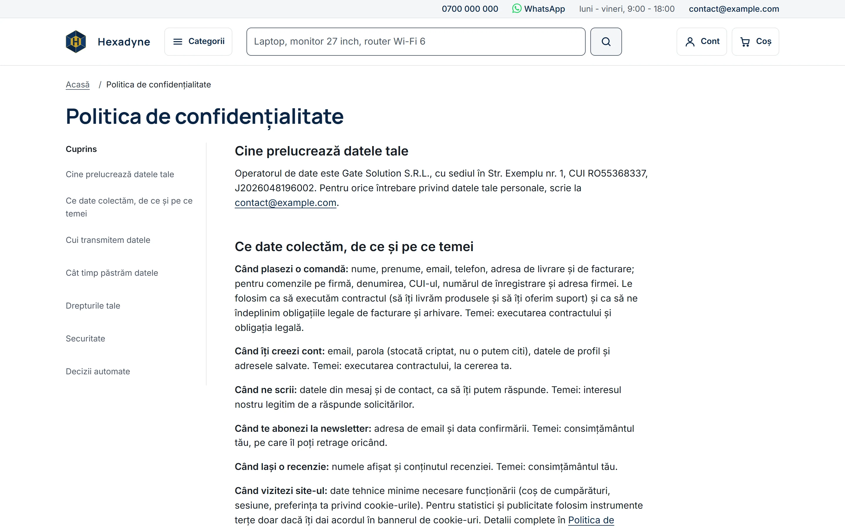 Hexadyne — magazin online IT