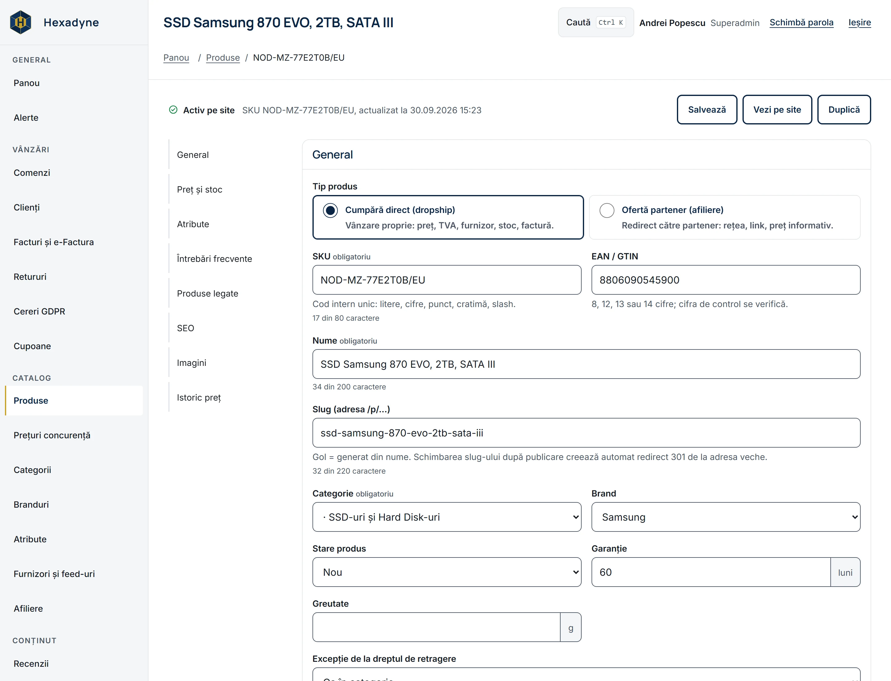 Hexadyne — magazin online IT